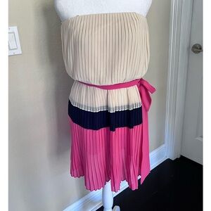 Charming Charlie Multi color Strapless Dress